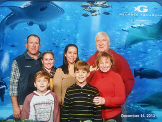 My Family at the Georgia Aquarium